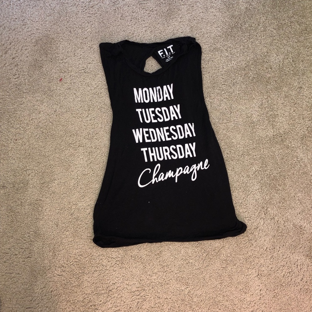 Fun work out or brunch shirt!